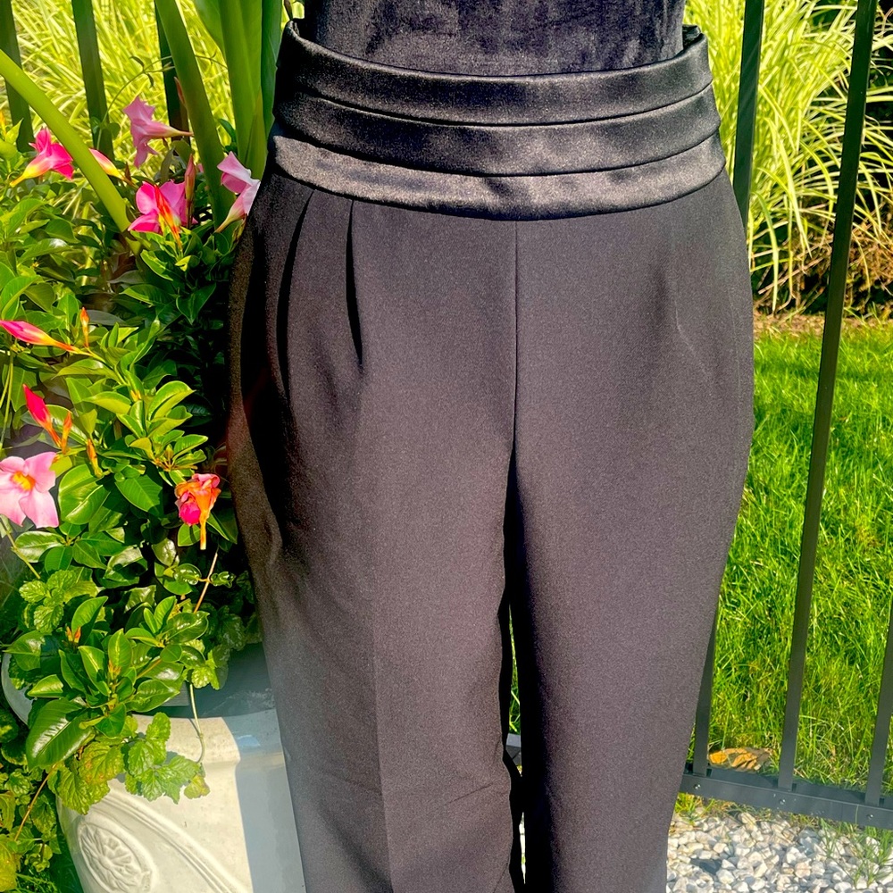 Black tuxedo pants
